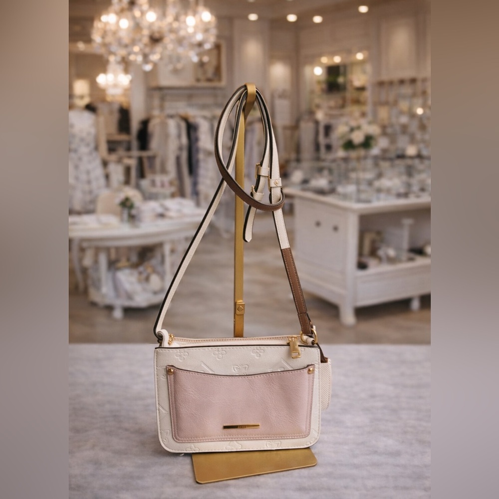 NWOT- ALDO Chic Cream Crossbody Bag - Picture 3 of 5